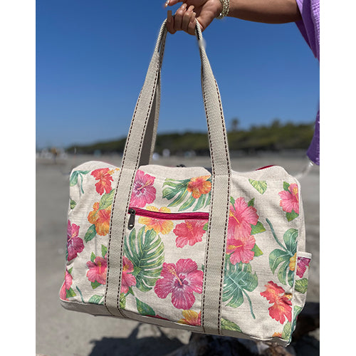 SunNSand ハイビスカス トラベルバッグ