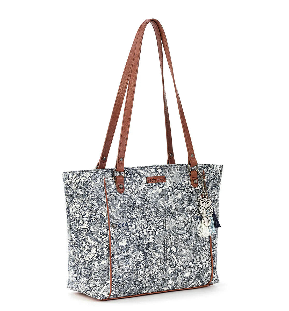 sakroots ショルダートートバッグ NAVY SD