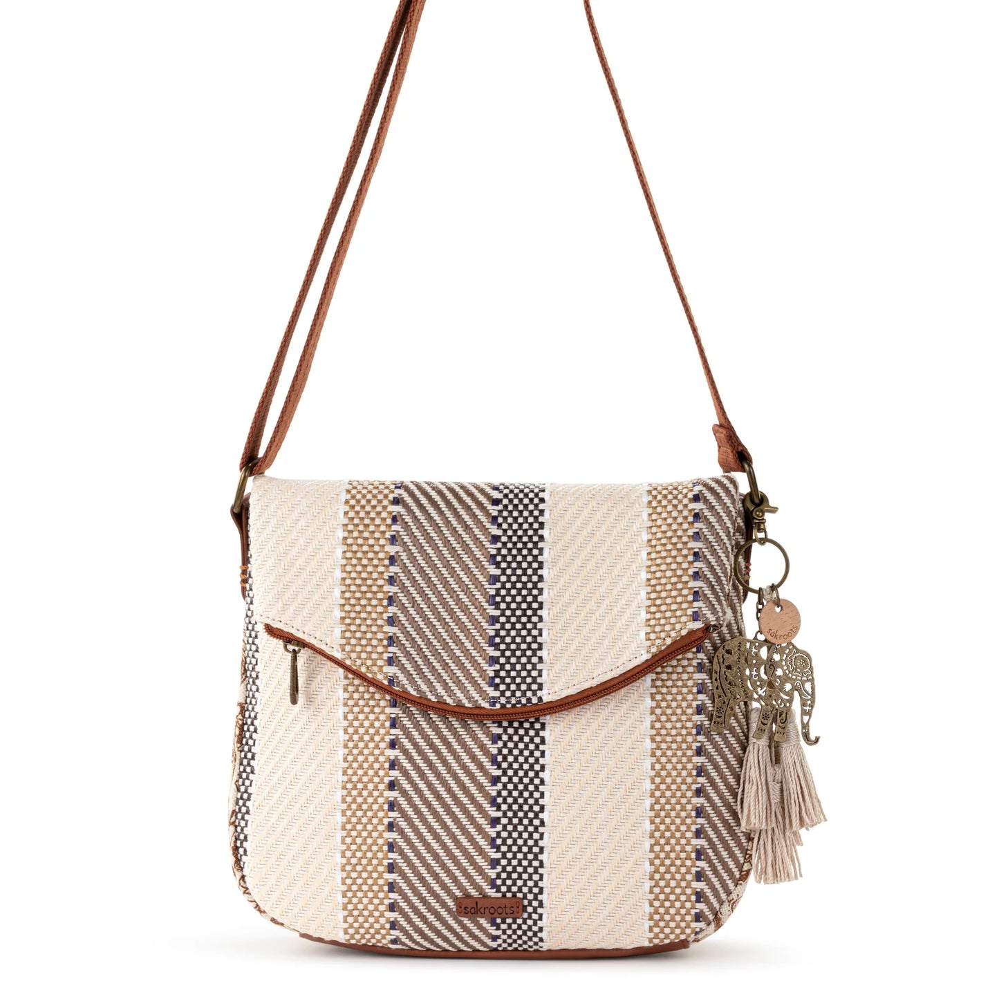 【オンライン先行販売】sakroots フラップショルダーバッグ TB BTK WVN