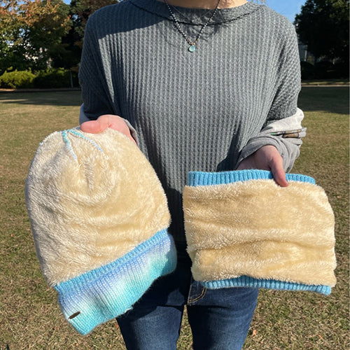 ADORA グラデーションカラーニット帽