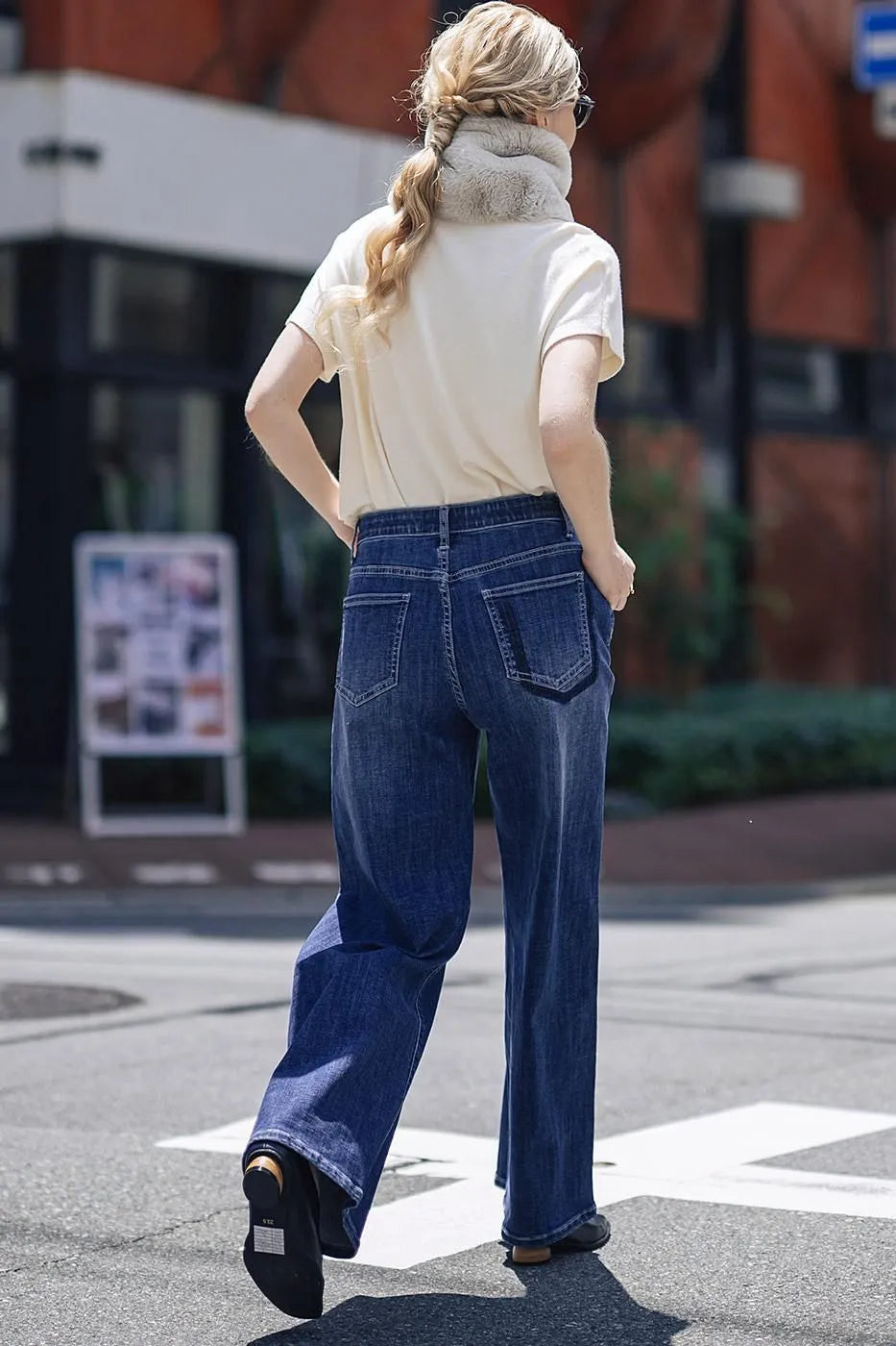 INDIMARK ニューワイドデニム ベーシックブルー WJ201