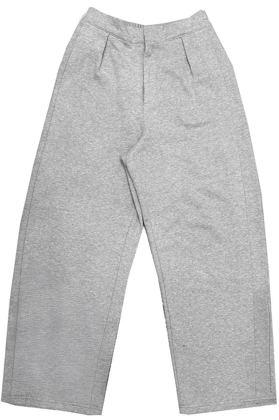 INDIMARK 【INDKNIT】 ダブル ステッチカーブ パンツ グレー WK021