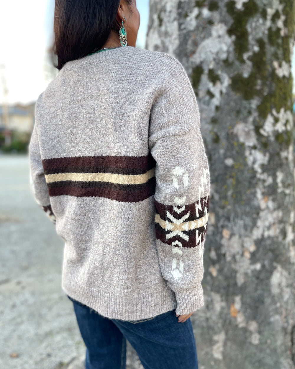 【SALE】オルテガ柄ニット セーター