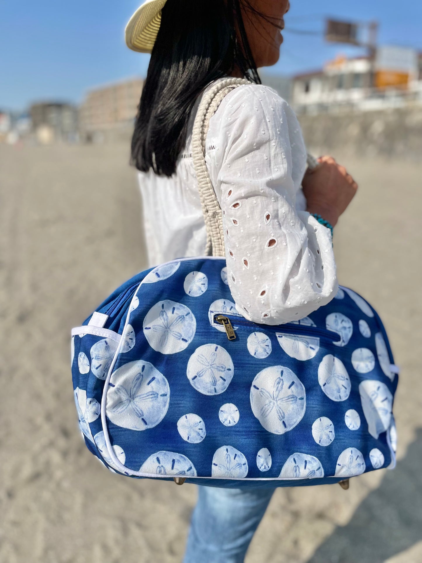 SunNSand ビーチサンダル&スカシカシパン スポーツバッグ