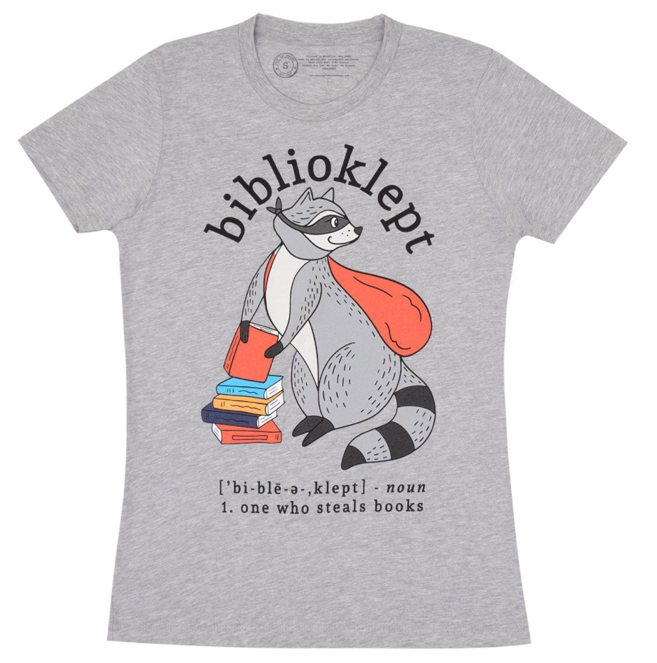 【 SALE】OUT OF PRINT【 本ドロボウ】レディースTシャツ 30%オフ