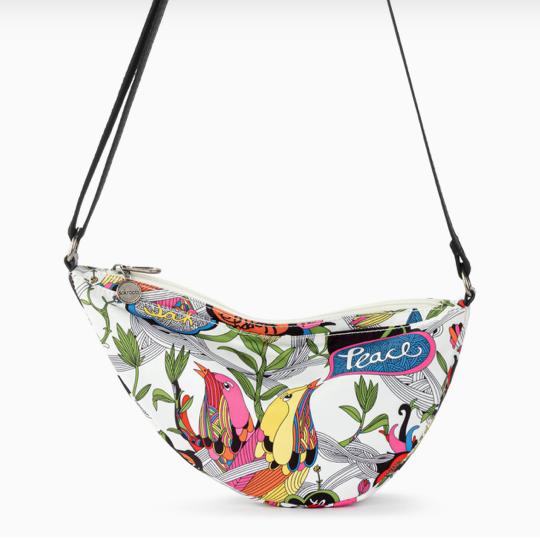 sakroots スリングバッグ Tess WHTE PCE