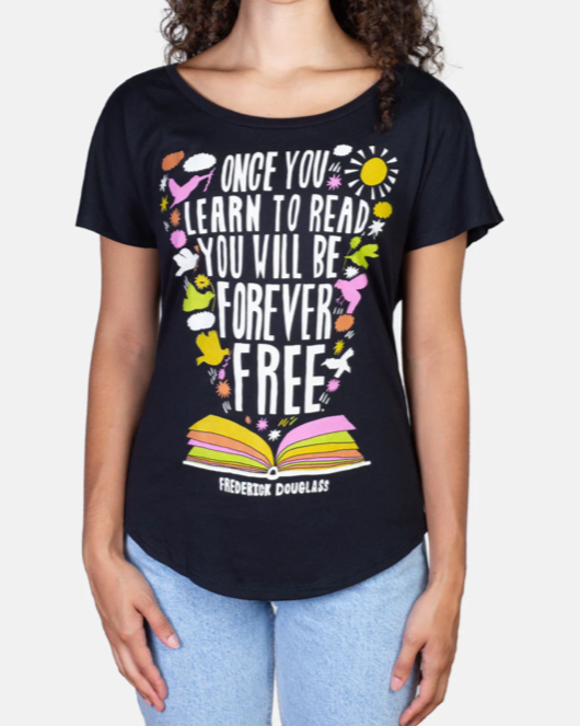 OUT OF PRINT【ONCE YOU LEARN TO READ 】リラックスフィットTシャツ