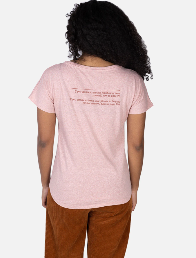 OUT OF PRINT【 きみならどうする・ユニコーン】リラックスフィットTシャツ