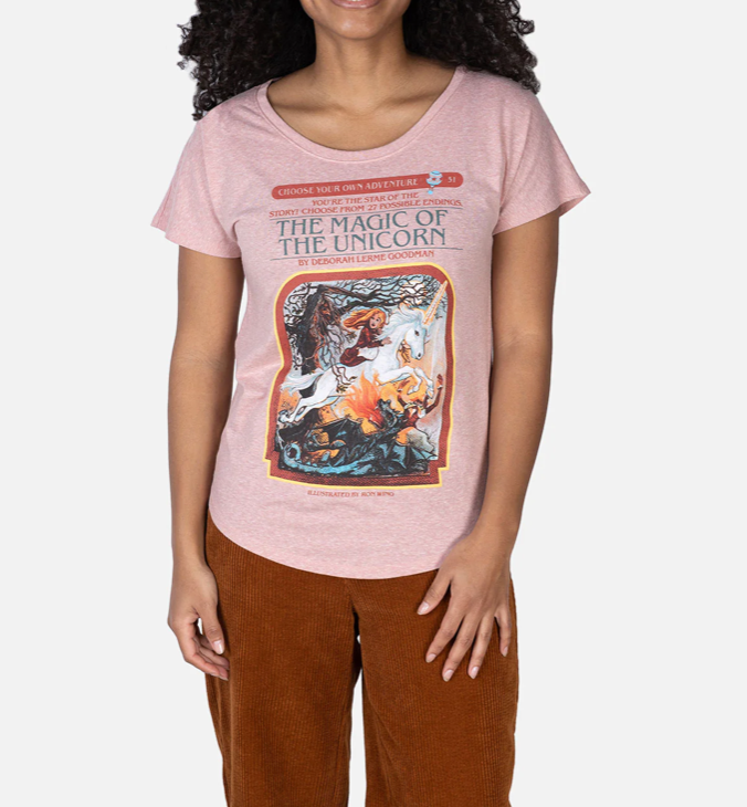 OUT OF PRINT【 きみならどうする・ユニコーン】リラックスフィットTシャツ