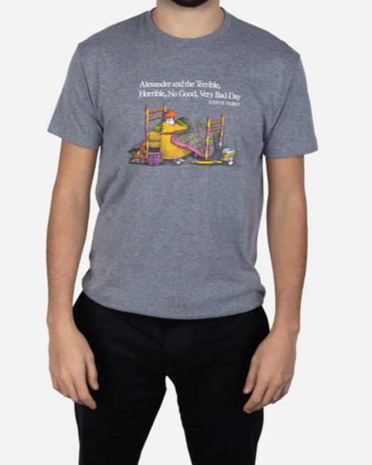 OUT OF PRINT【アレクサンダーの、ヒドクて、ヒサンで、サイテー、サイアクな日】ユニセックスTシャツ