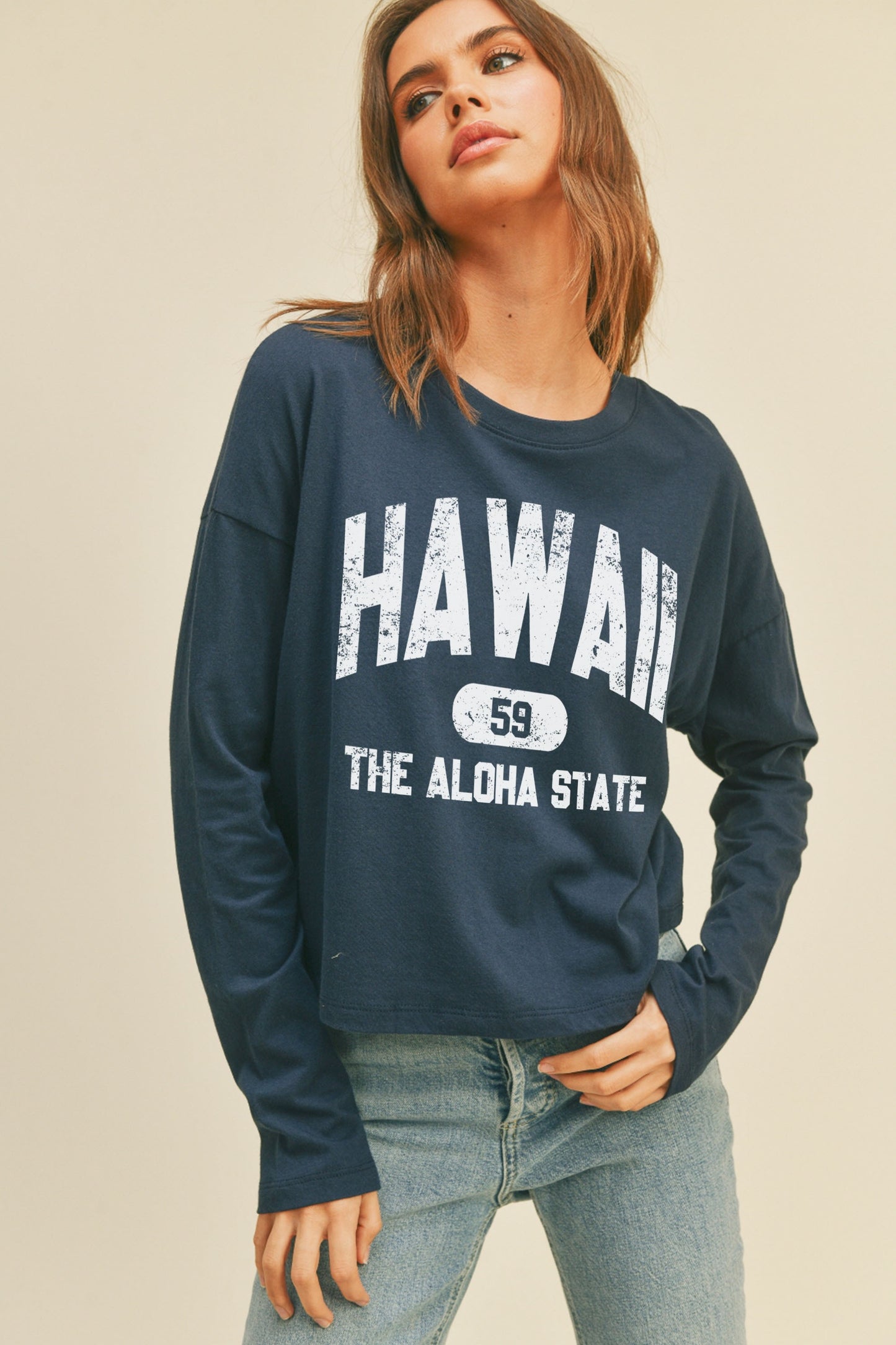 ハワイ アロハステート ロングスリーブTシャツ