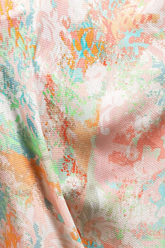 シプレスクリーク 水彩プリント キモノカバーアップ Urbanista