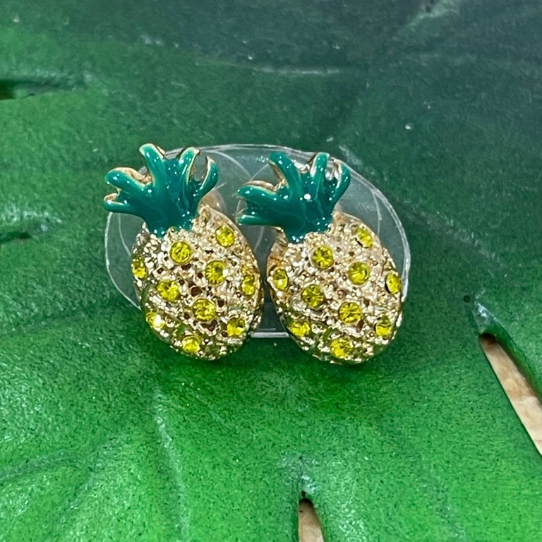 パイナップルスタッズピアス