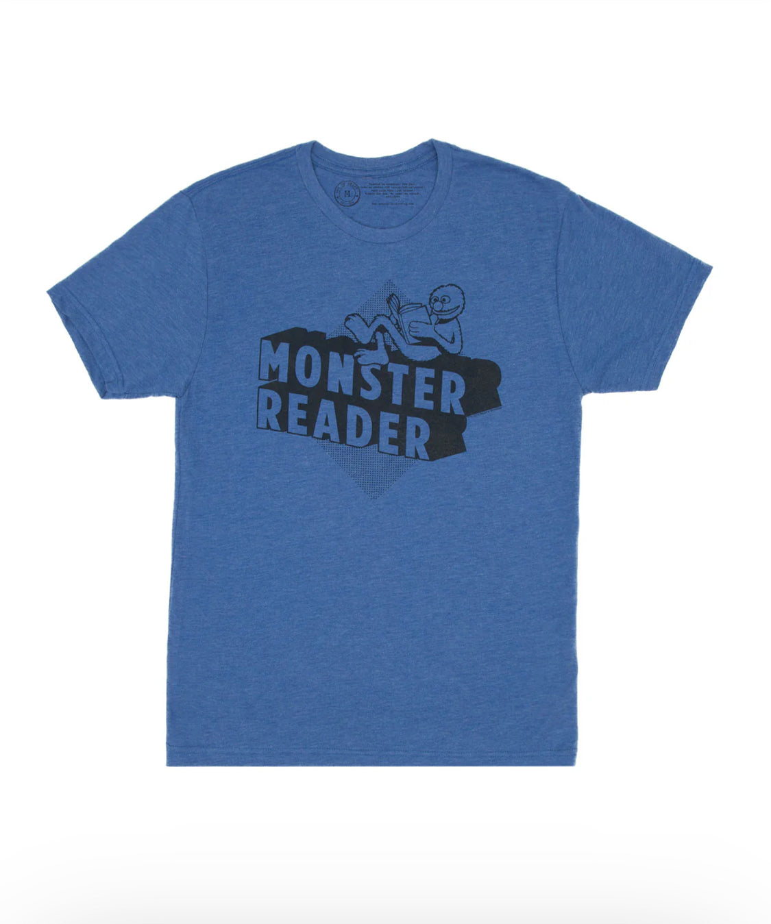 OUT OF PRINTセサミストリートGrover - Monster Reader ユニセックスTシャツ
