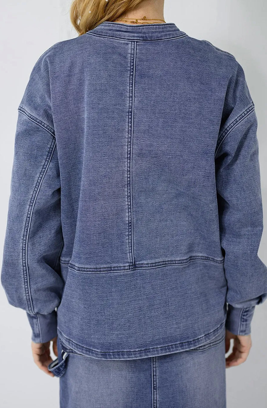 INDIMARK 【INDKNIT】 ノーカラージャケット