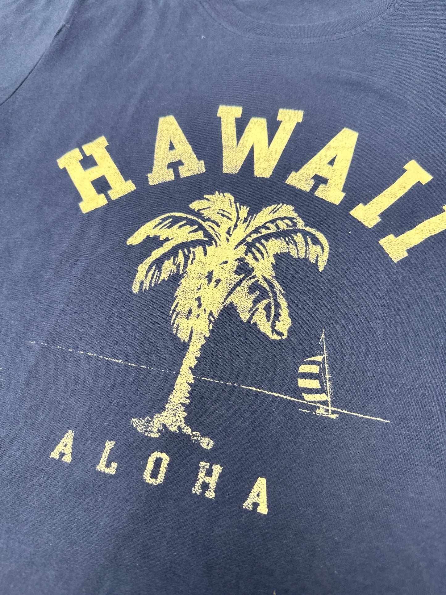 ハワイ パームツリーTシャツ ネイビー SALE 50%オフ