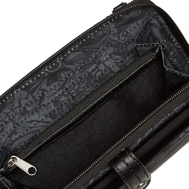 Sakroots スマホショルダーウォレット横長 BLACK SD