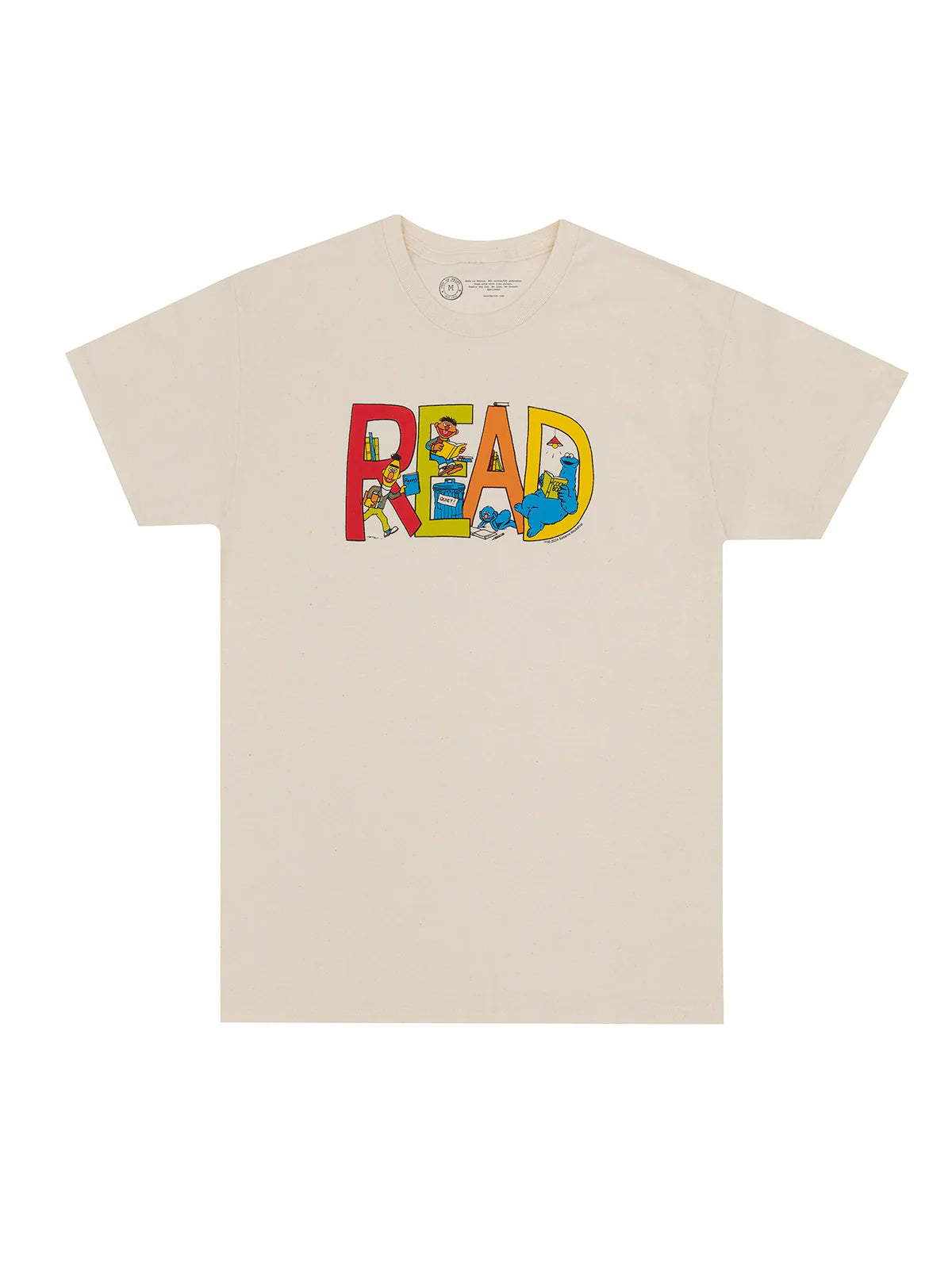 OUT OF PRINTセサミストリートSesame Street Read ユニセックスTシャツ