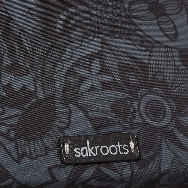Sakroots スマホショルダーウォレット横長 BLACK SD