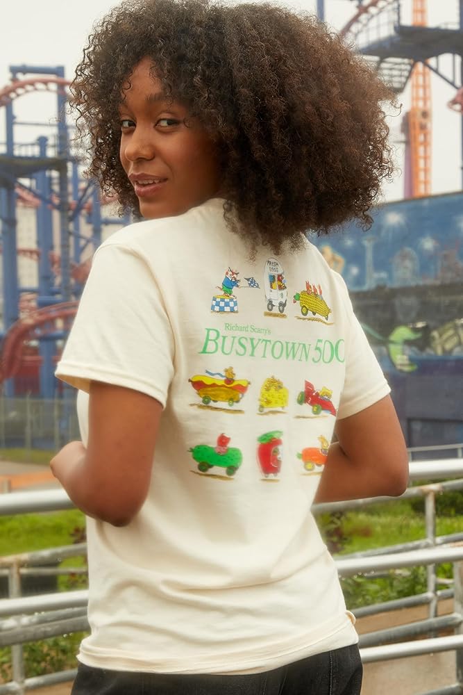 OUT OF PRINTリチャード・スキャリー Busy Town 500 ユニセックスTシャツ