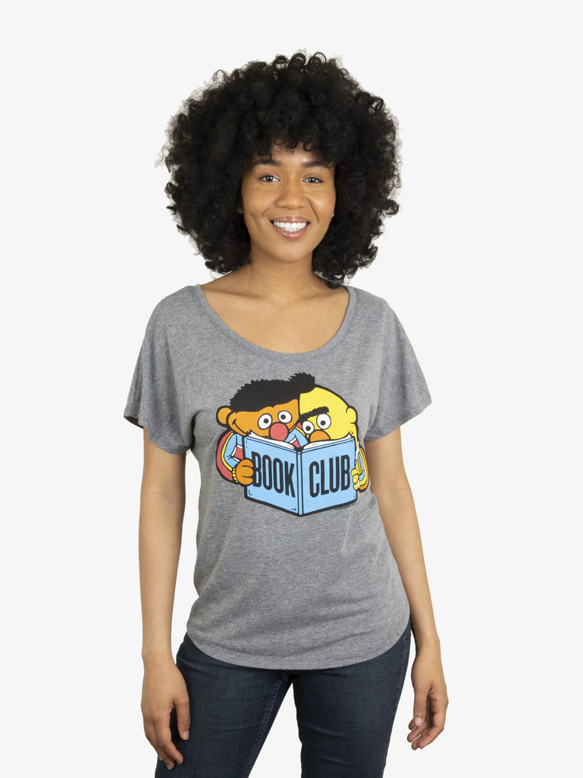 OUT OF PRINT セサミストリート Bert AND Ernie BOOK CLUBリラックスフィットTシャツ