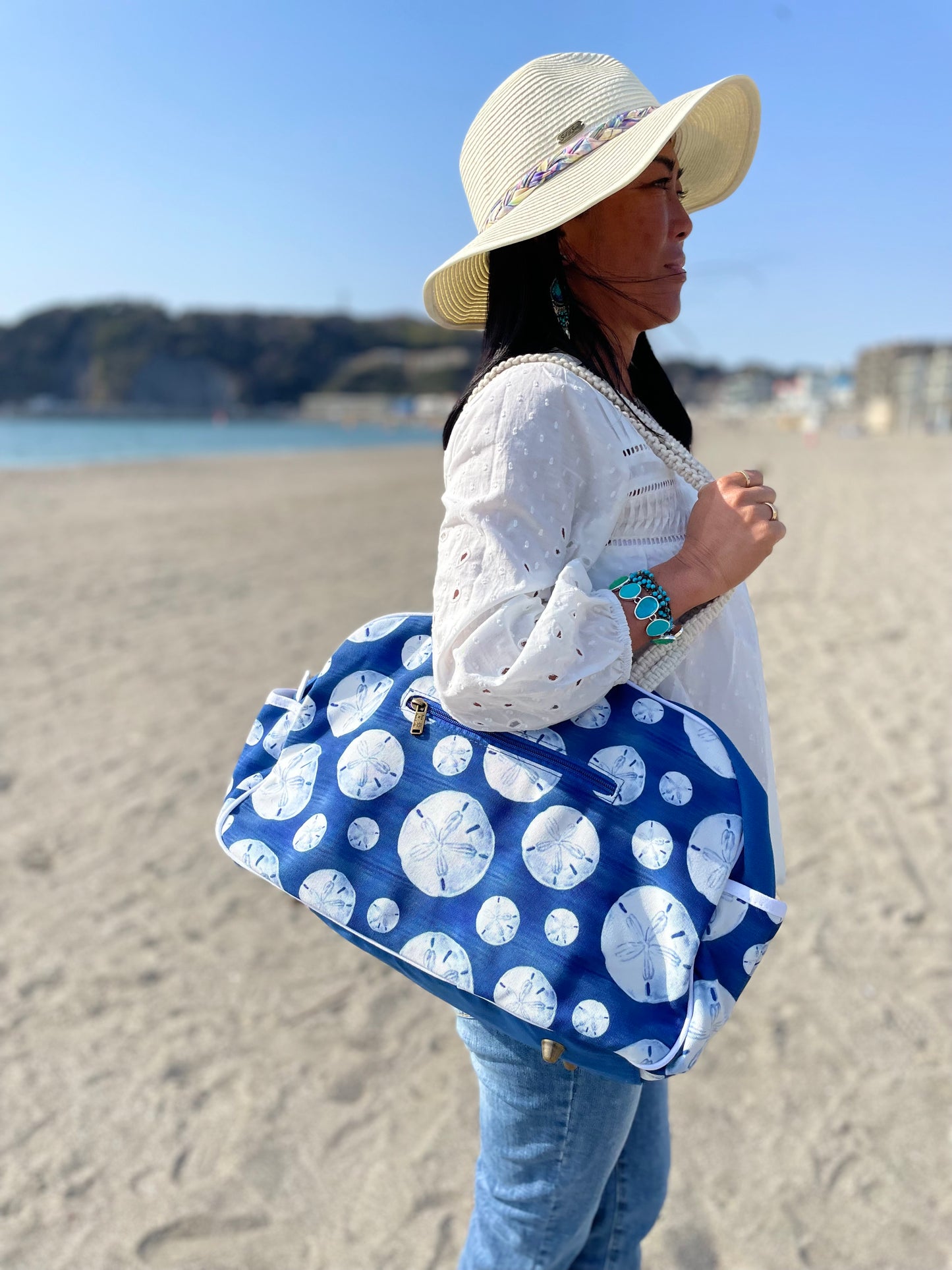 SunNSand ビーチサンダル&スカシカシパン スポーツバッグ