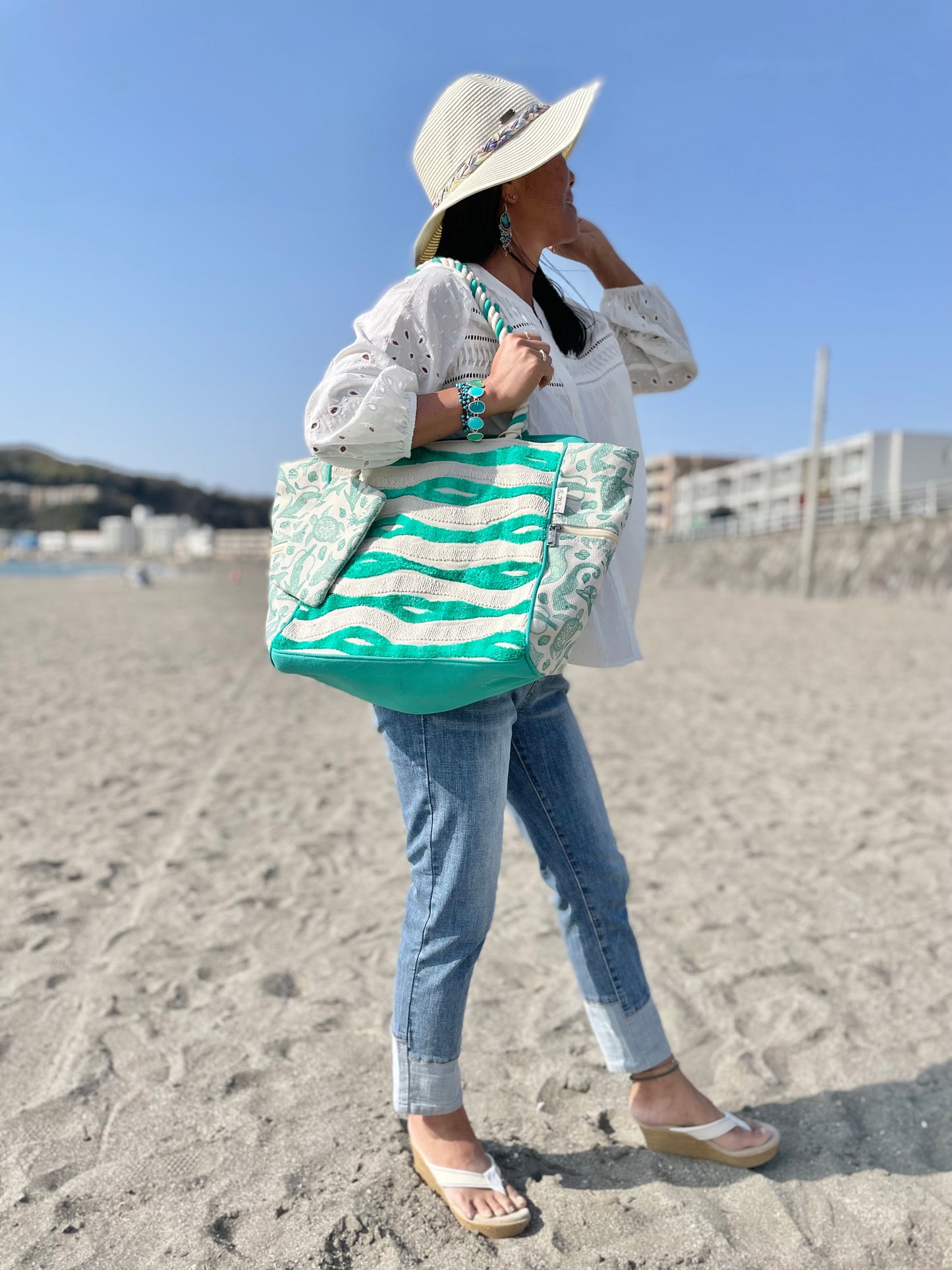 SunNSand 海の生き物たちトートバッグ
