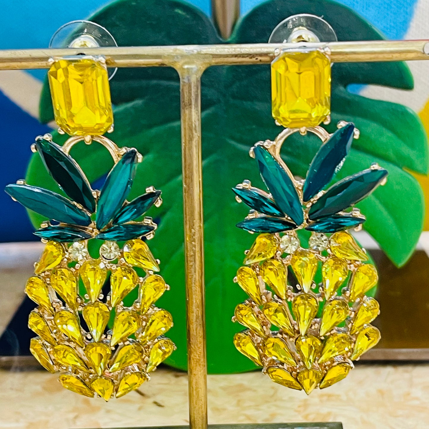 パイナップルビジューピアス