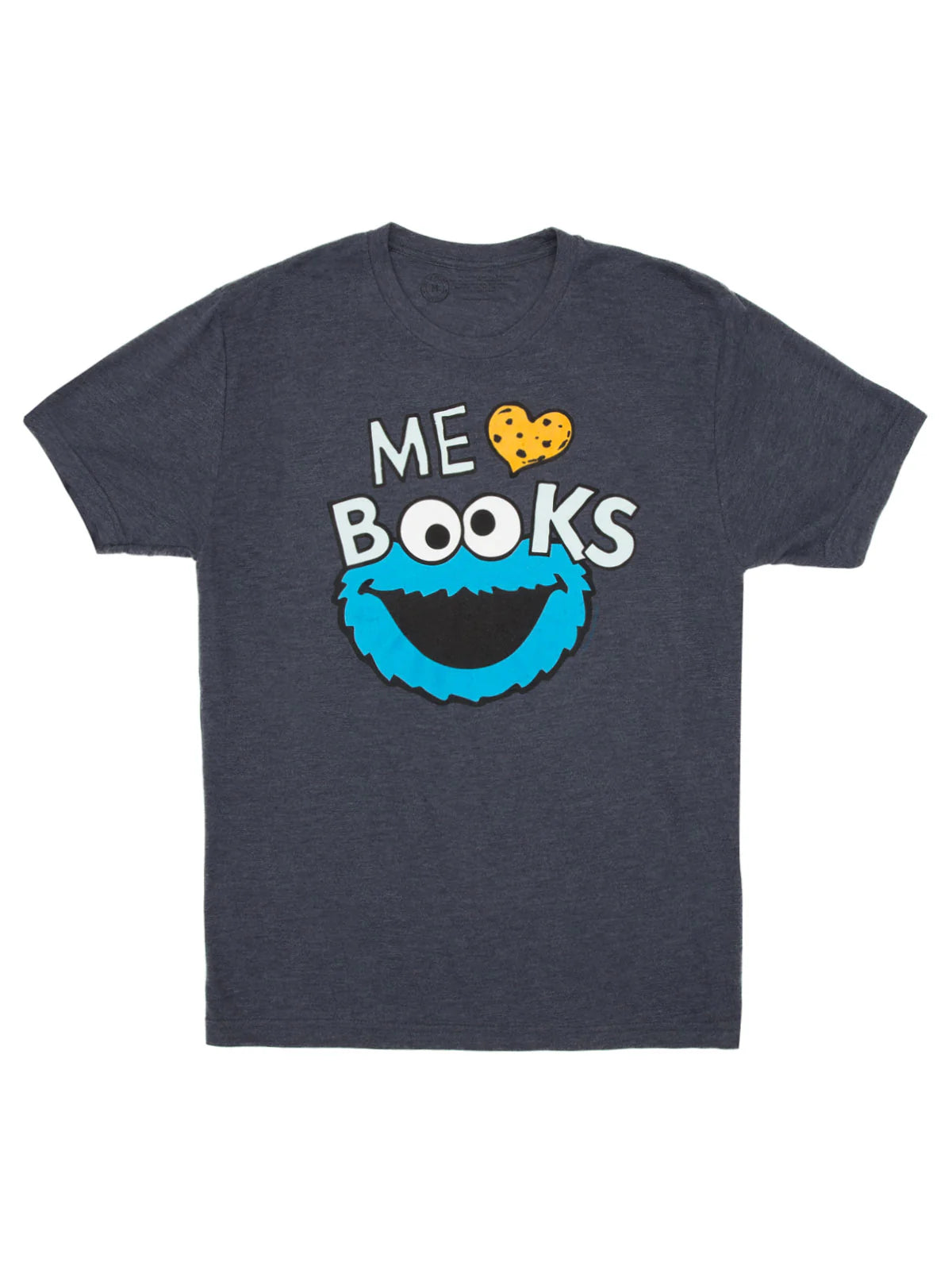 OUT OF PRINT セサミストリート Cookie Monster Me Love Books ユニセックスTシャツ