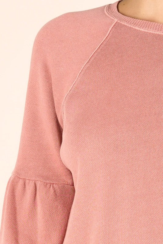 LOVESTITCH ピグメント加工 スウェットプルオーバー SALE 30%OFF