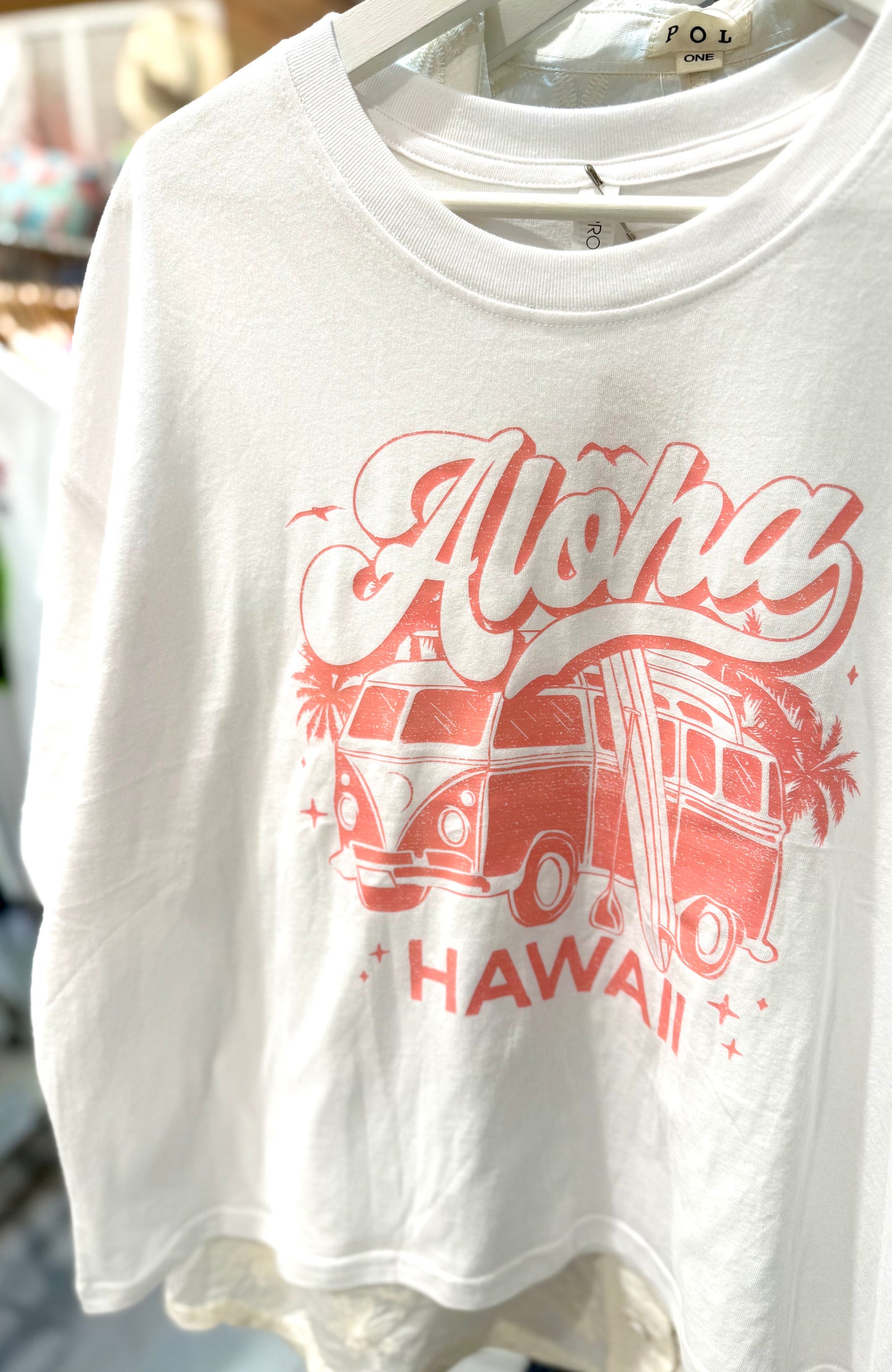 アロハバス ショート丈Tシャツ