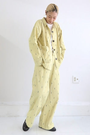 BAD プリントストーンウォッシュパンツ