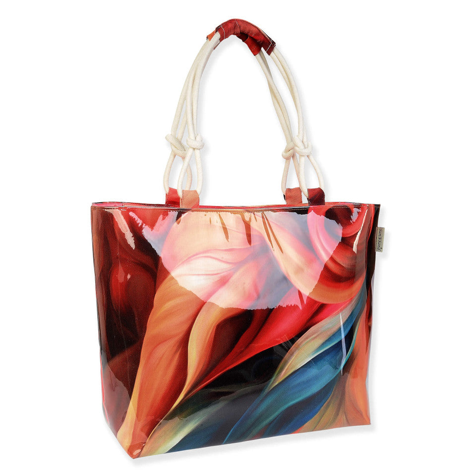 SunNSand PVCトートバッグ ビッグリーフ