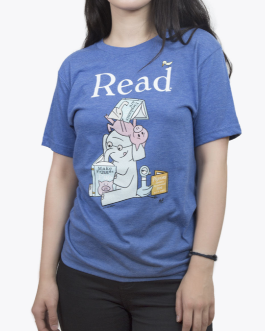 OUT OF PRINT【ぞうさん・ぶたさんシリーズ絵本】ユニセックスTシャツ READ