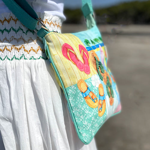SunNSand ビーチサンダル ショルダーバッグ ミントG