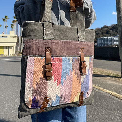 SunNSand Cargoit トートバッグ オルテガ柄
