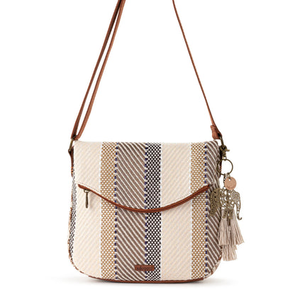 【オンライン先行販売】sakroots  フラップショルダーバッグ 　TB BTK WVN