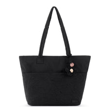 sakroots ボタニカルフラワーキルトトートバッグ 　ブラック