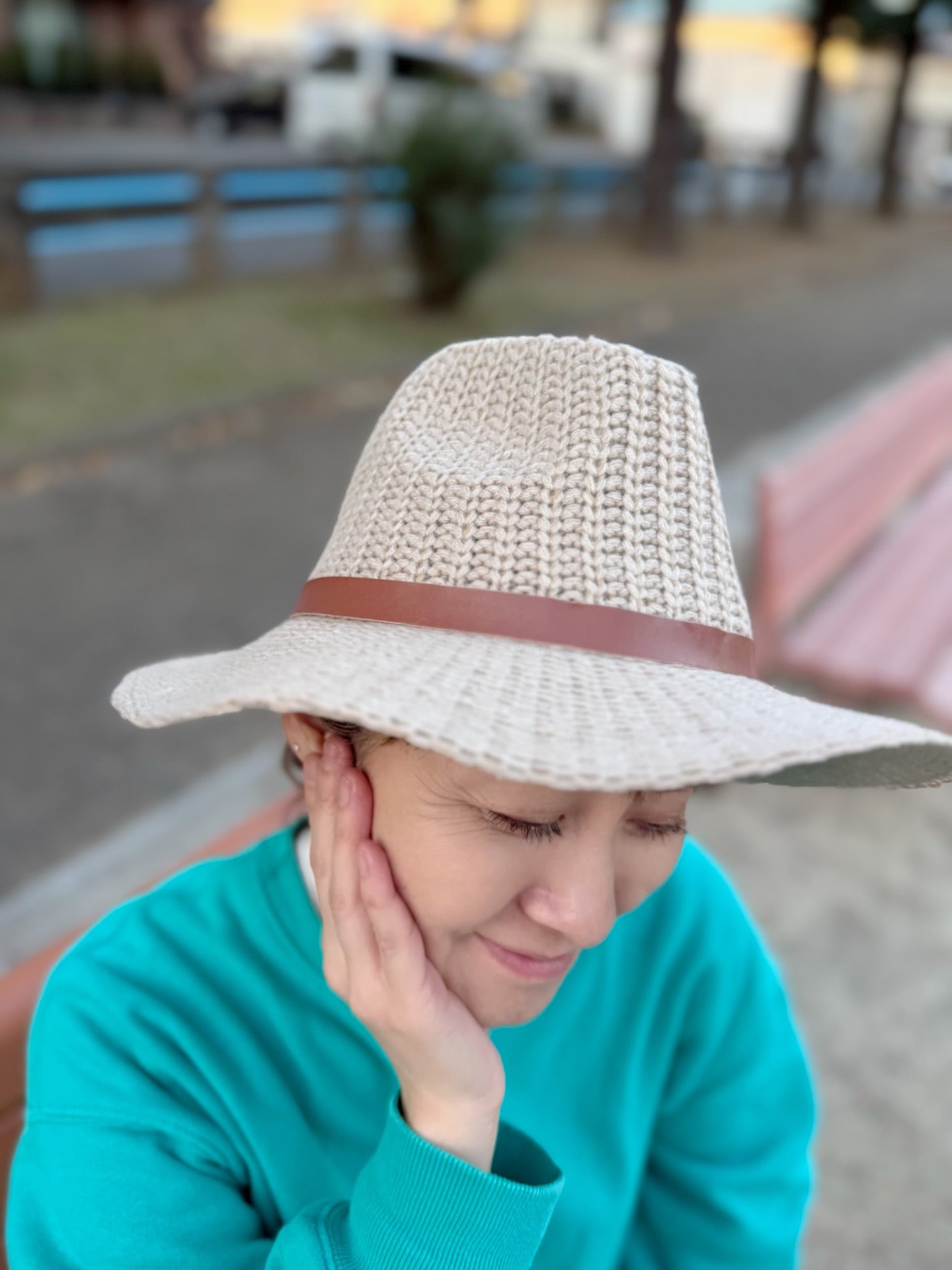 ADORA ファブリックサファリハット