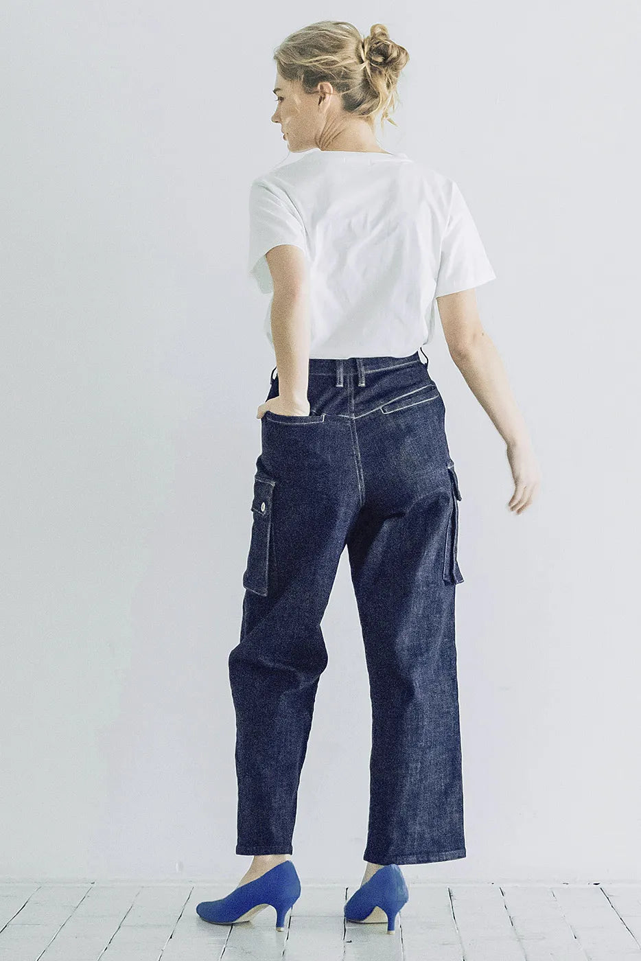 INDIMARK  ジーンズ カーゴパンツ インディゴ