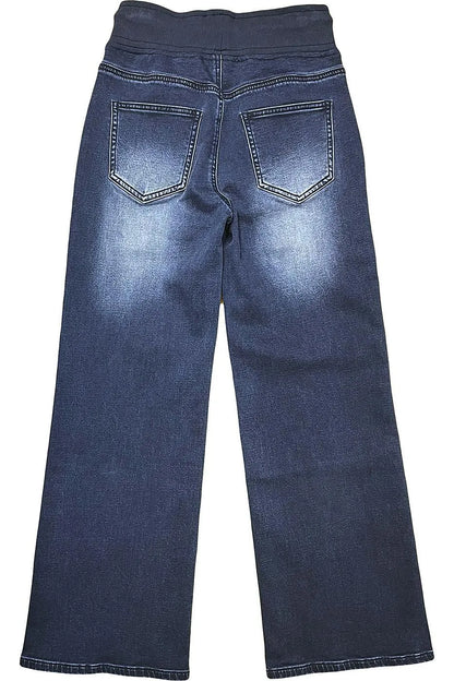 INDIMARK 【INDIKNIT】サイドラインワイド ベーシックブルー WK010