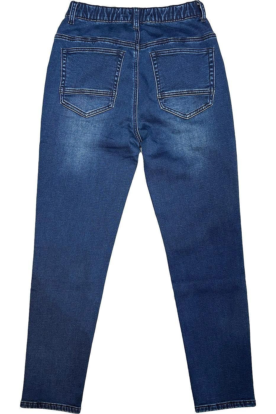 INDIMARK 裏起毛 ボーイフレンド カットデニム ベーシックブルー WKH002