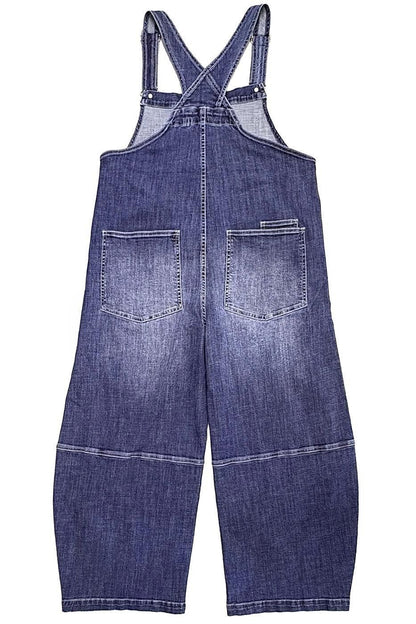 INDIMARK カーブラインサロペット ベーシックブルー WJ255