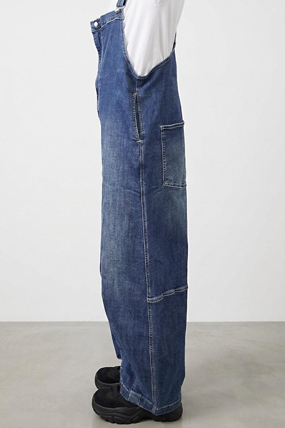 INDIMARK カーブラインサロペット ベーシックブルー WJ255