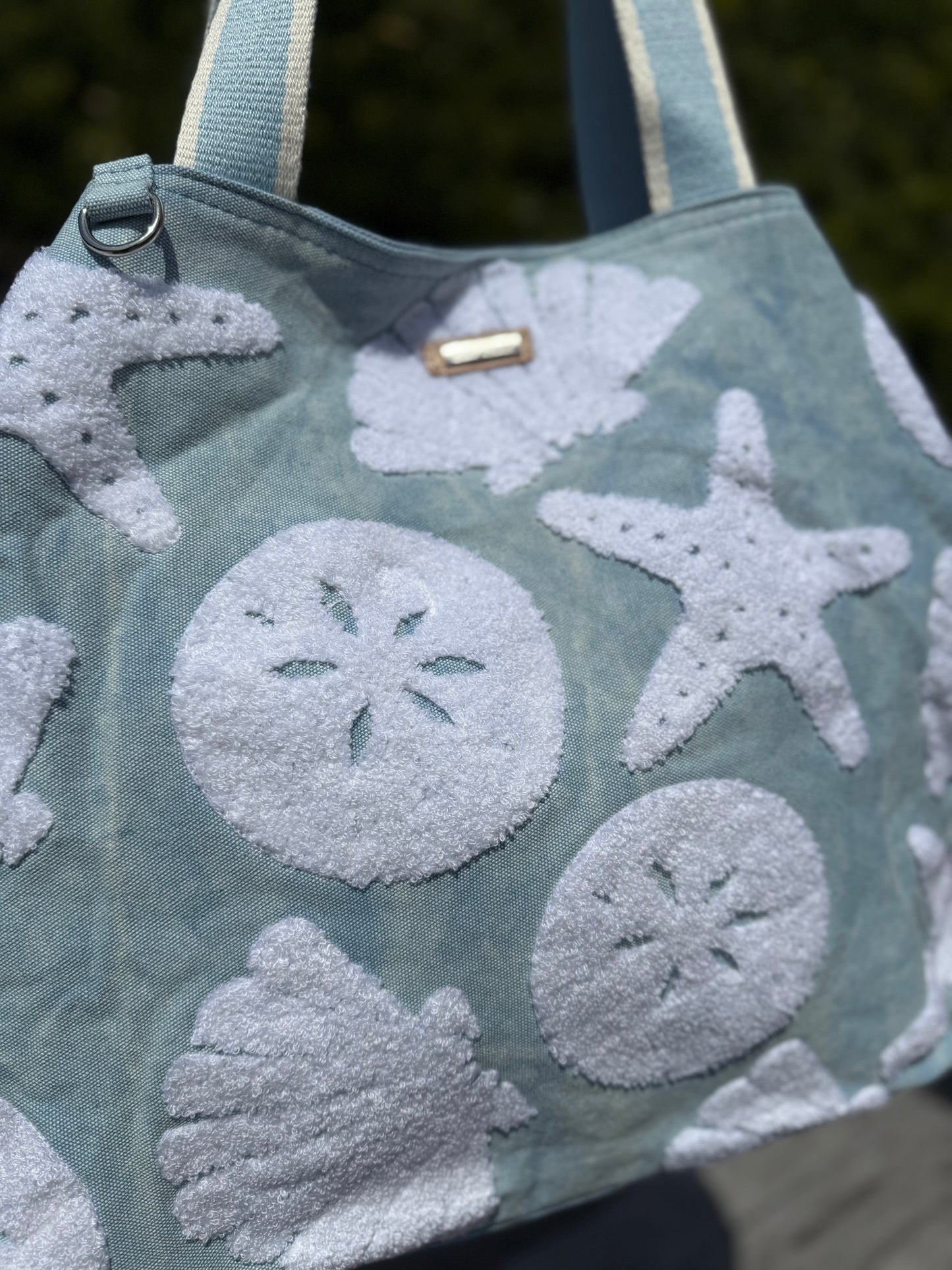 SunNSand パステルカラー シェル トートバッグ