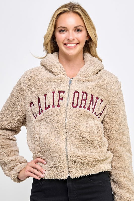 カリフォルニアボアジップアップフーディー