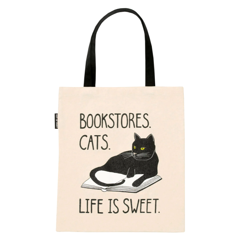 OUT OF PRINT【本屋のネコ】トートバッグ BOOKSTORE CATS