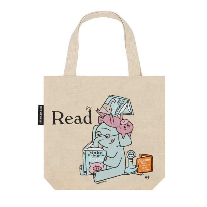 OUT OF PRINT ぞうさん・ぶたさんシリーズ絵本 READ ミニトートバッグ