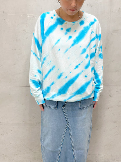 LOVE STITCH タイダイフリース プルオーバー