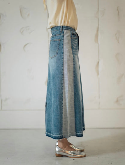 INDIMARK クロスウエスト 切替パネルスカート WJ217